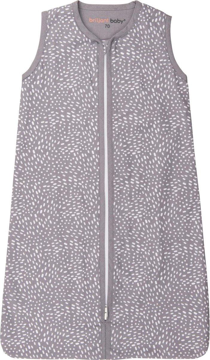 KINDERSLAAPZAK HYDROFIEL MAAT 110 MINIMALWHITE | GRIJS