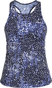 Röhnisch Aop Tank Sporttop Dames - Navy Dot - Maat XS