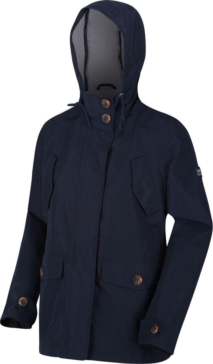 Regatta Jas Ninette Dames Polyester Marineblauw Maat Xxl/46