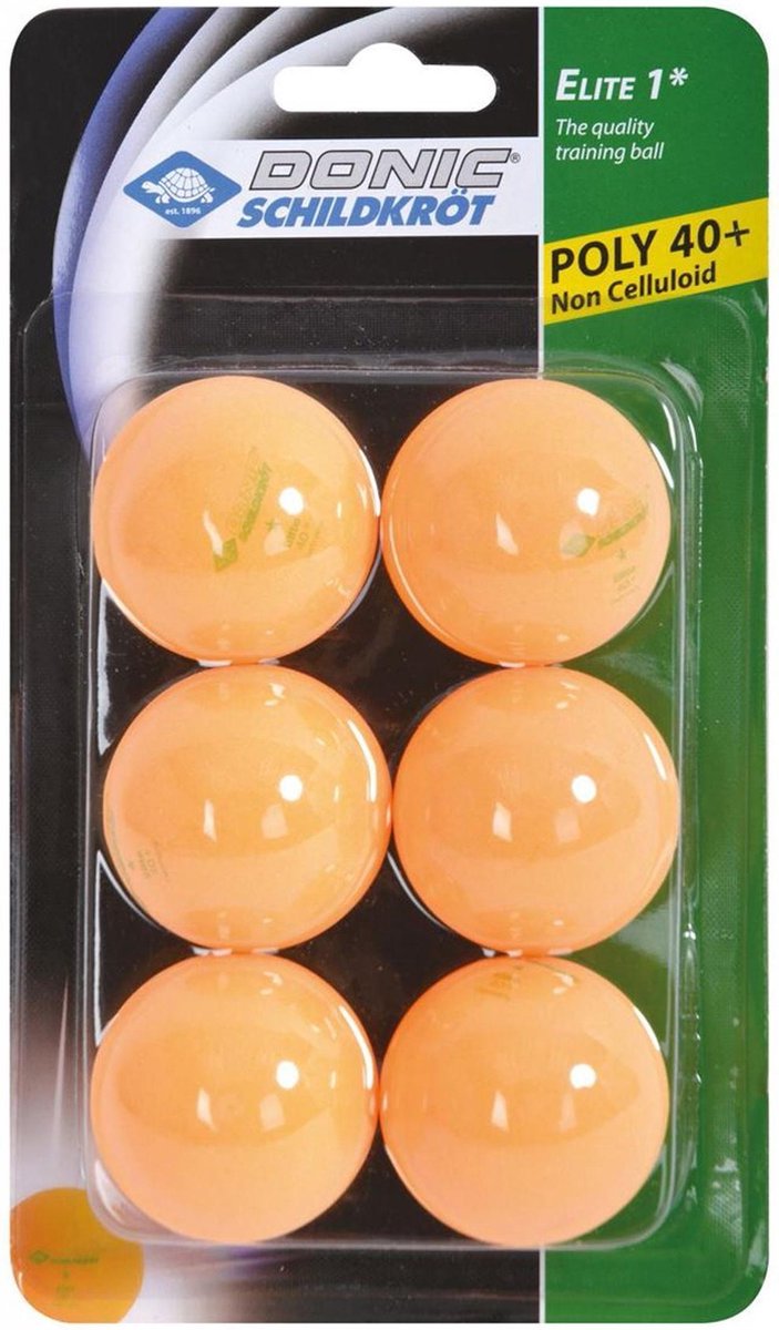 Donic Schildkrot Tafeltennisballen - oranje