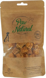 Paw Natural Puur Kalkoenvlees Kubus Snacks voor Honden