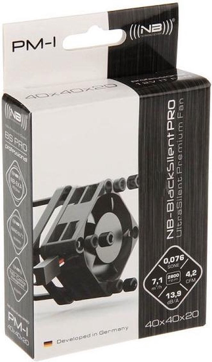 Noiseblocker BlackSilentPro PM-1 Computer behuizing Ventilator