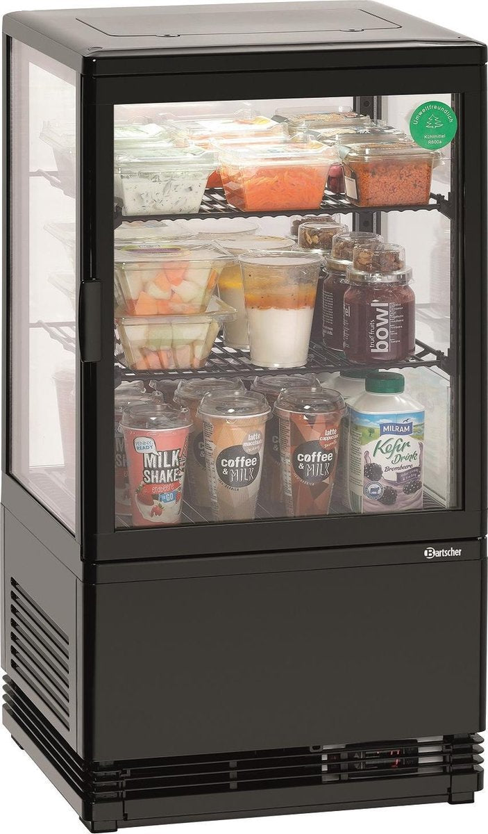 Mini-koelvitrine 58L-SW