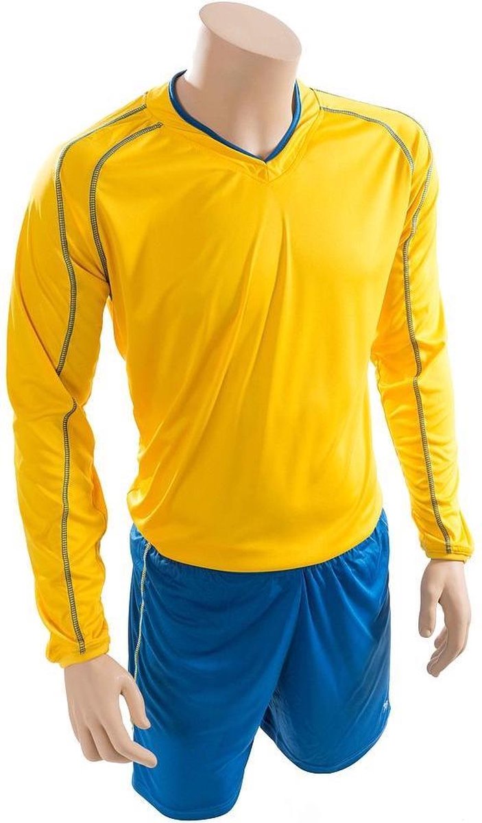 Precision Voetbalshirt- En Broek Marseille Unisex Geel/blauw Mt M
