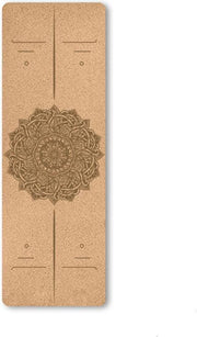 TDR -  Yoga mat - Natuurlijk kurk en TPE - vrij van schadelijke stoffen