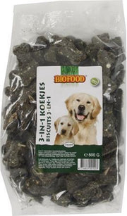 Biofood 3 in 1 hondenmineralenkoekjes - 500 gr - 1 stuks