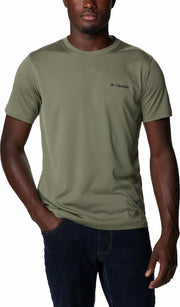 Columbia Zero Rules Short Sleeve Shirt - Stone Green - Heren - Maat S