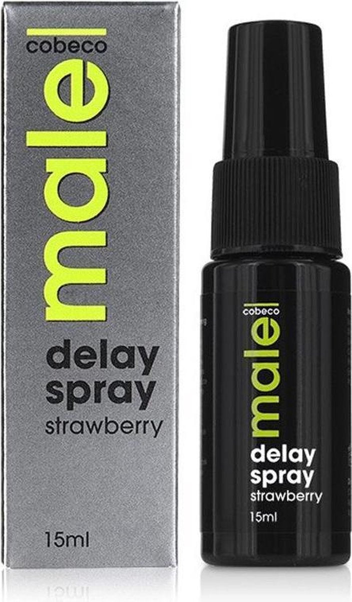 Male Delay Spray Aardbei Klaarkomen Uitstellen - 15 ml