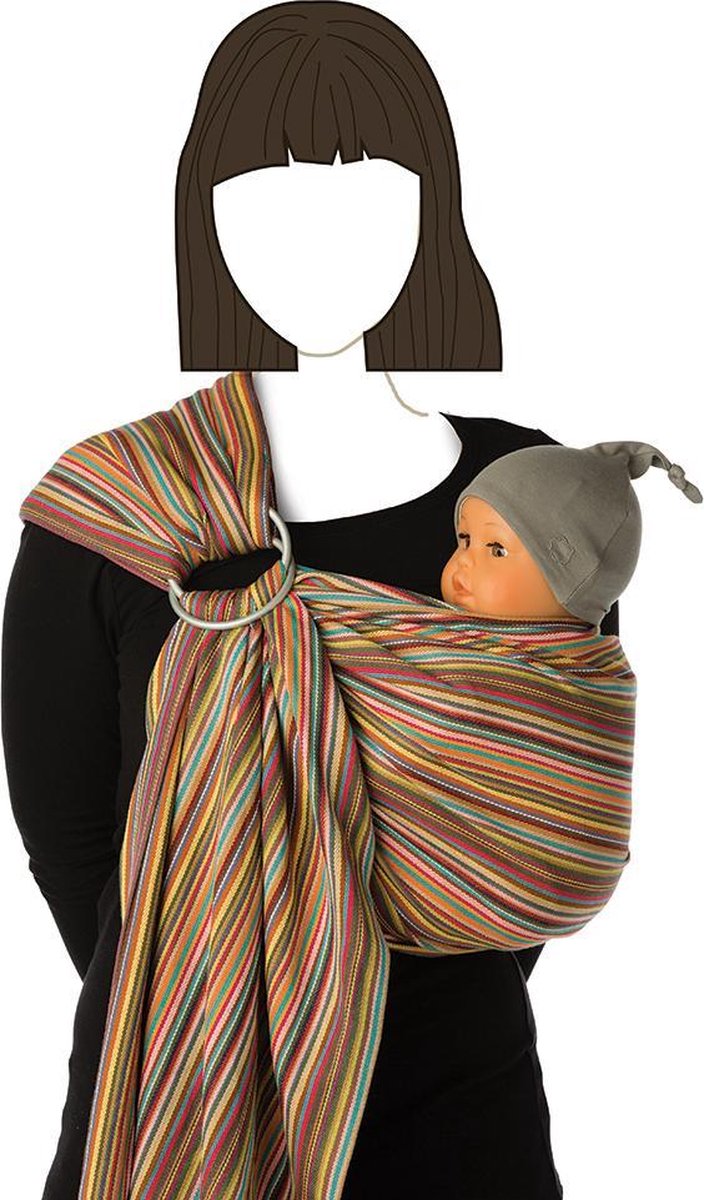 Babylonia BB SLING Draagdoek Baby - One Size - Pineapple