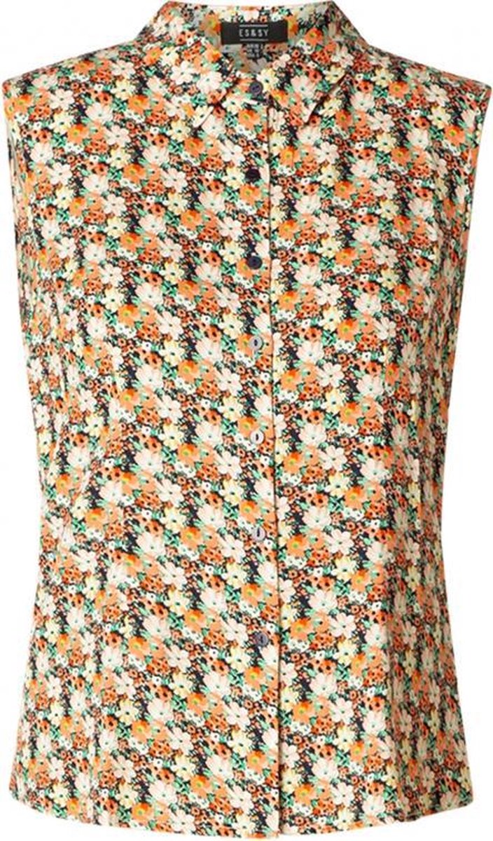 ES&SY Nienke Blouse - Dark Blue Multi-col - maat 46
