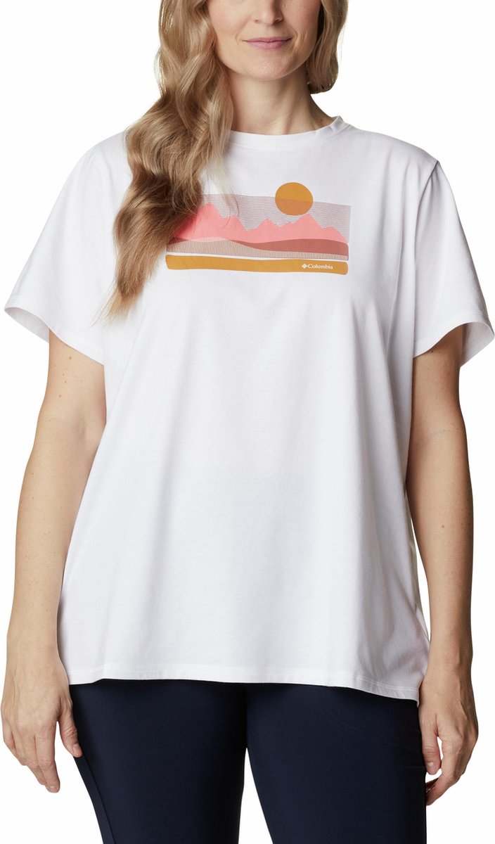 Columbia Sun Trek SS Graphic Tee - White