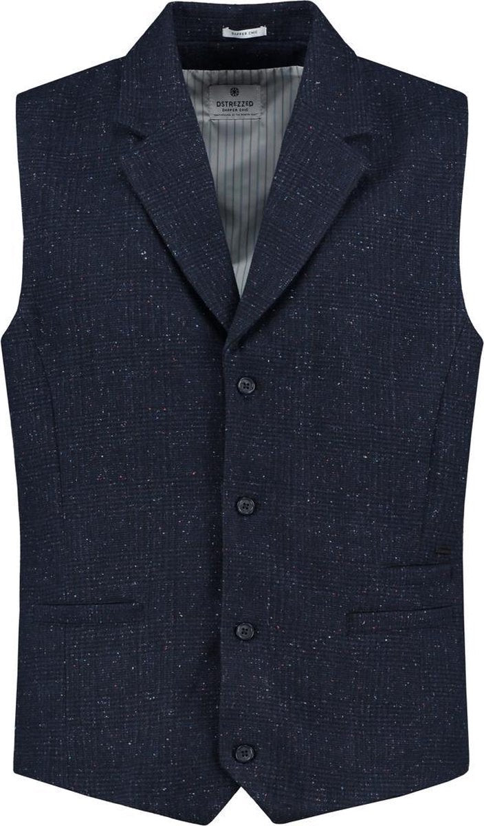 Dstrezzed Gilet - Slim Fit - Blauw - M