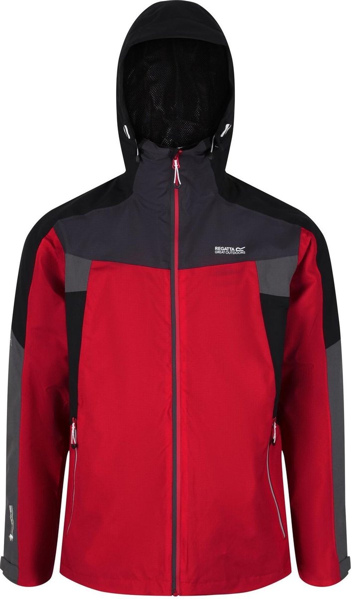 Regatta Outdoorjas Oklahoma Vi Heren Polyester Rood Maat M