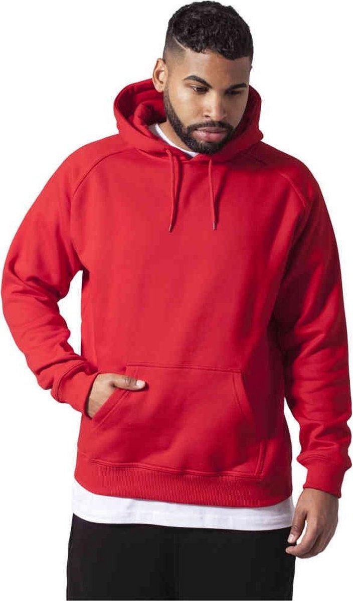 Urban Classics Basic Hoody Rood 3XL