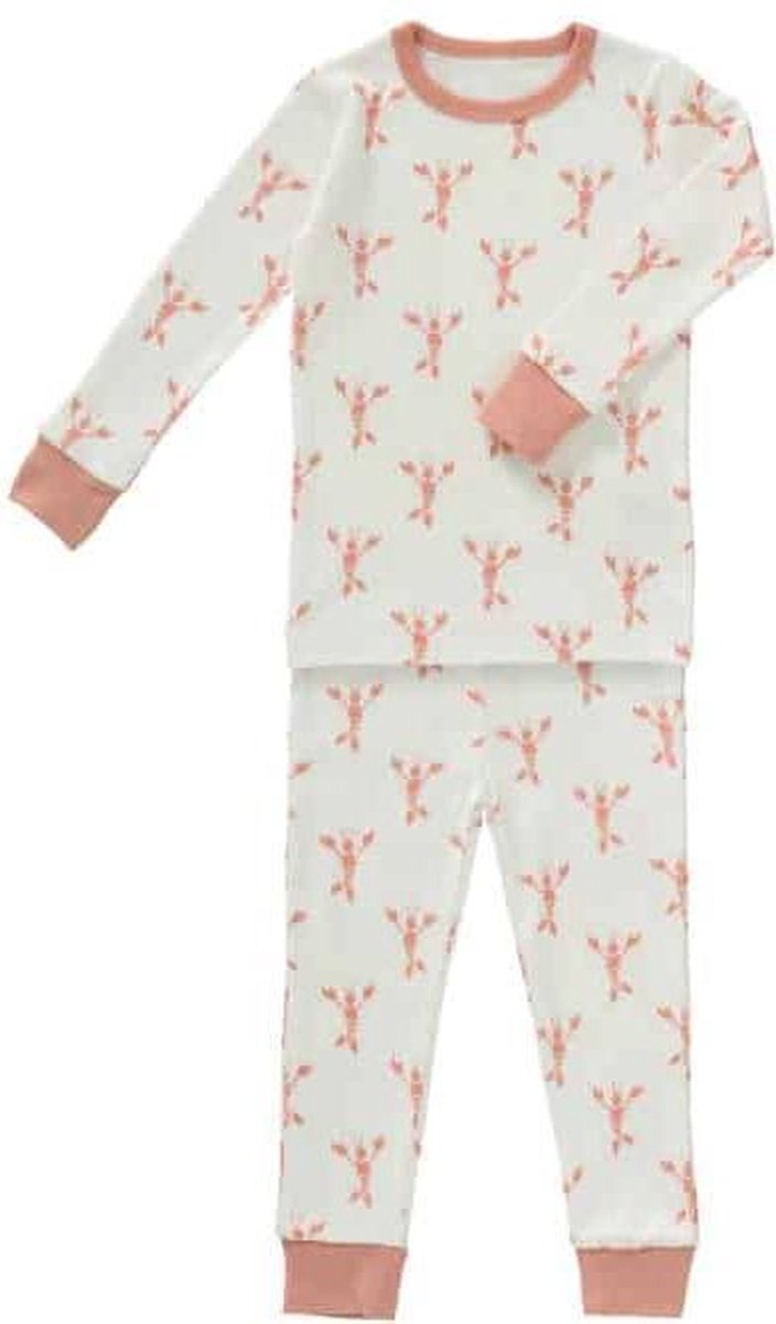 Fresk 2-delige pyjama lobster coral
