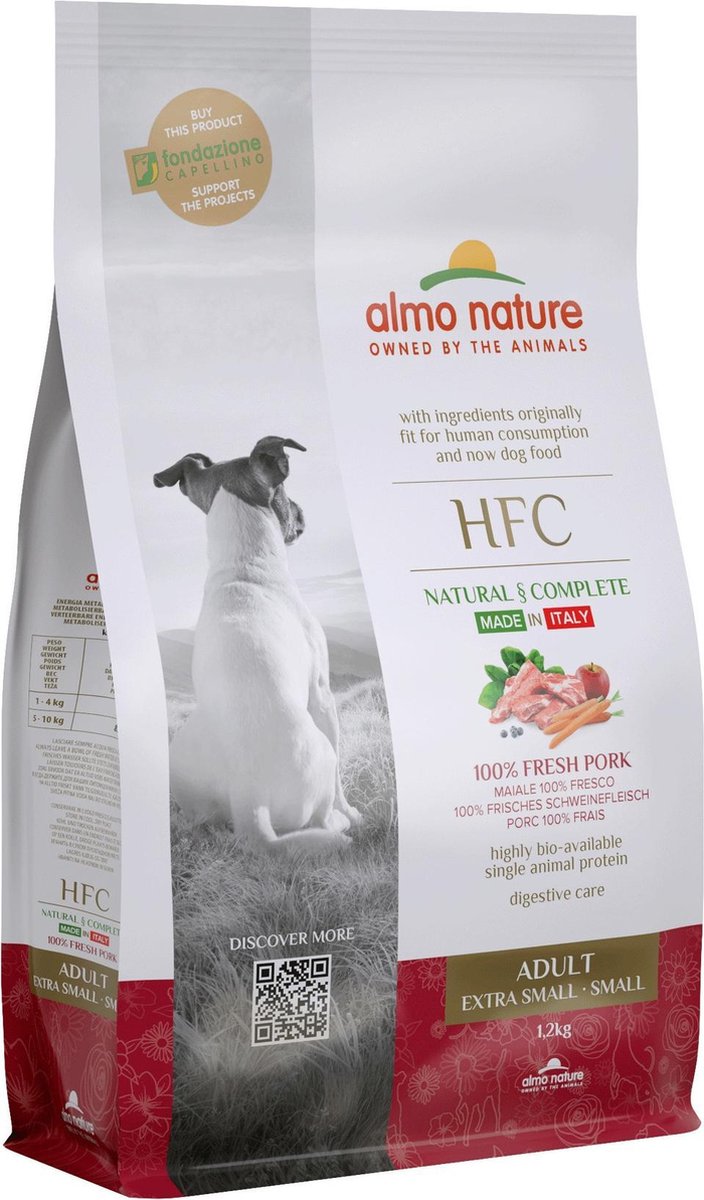 Almo Nature - Hond HFC Adult brokken voor kleine honden - kip