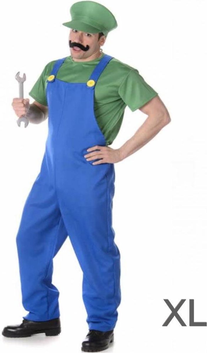 Karnival Costumes Verkleedkleding Luigi Kostuum voor mannen Deluxe - XL