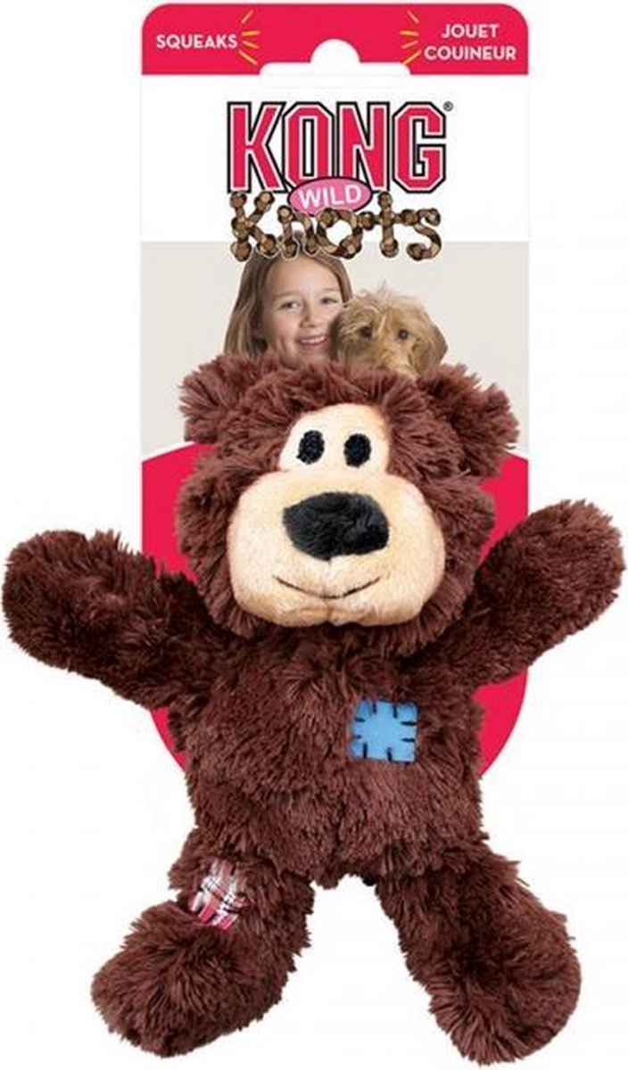 Kong wild knots bear donker bruin XL - 31