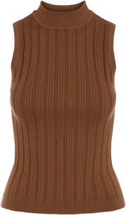 Objamira S/l Knit Top 114 23035250 Partridge