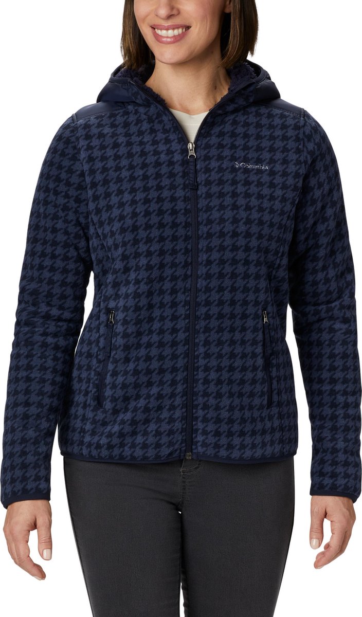 Columbia Winter Pass Print Fleece Full Zip Dames Fleecevest maat S