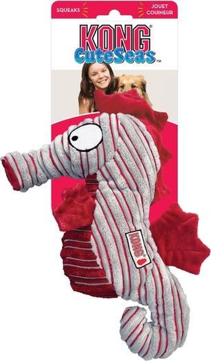 Kong - Hondenknuffel - Zeepaard - S - 17 CM