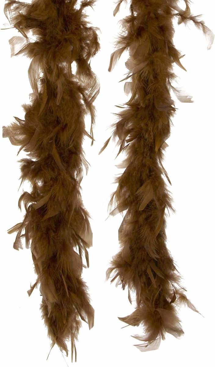 Elite - Bruine boa - Accessoires > Boa's