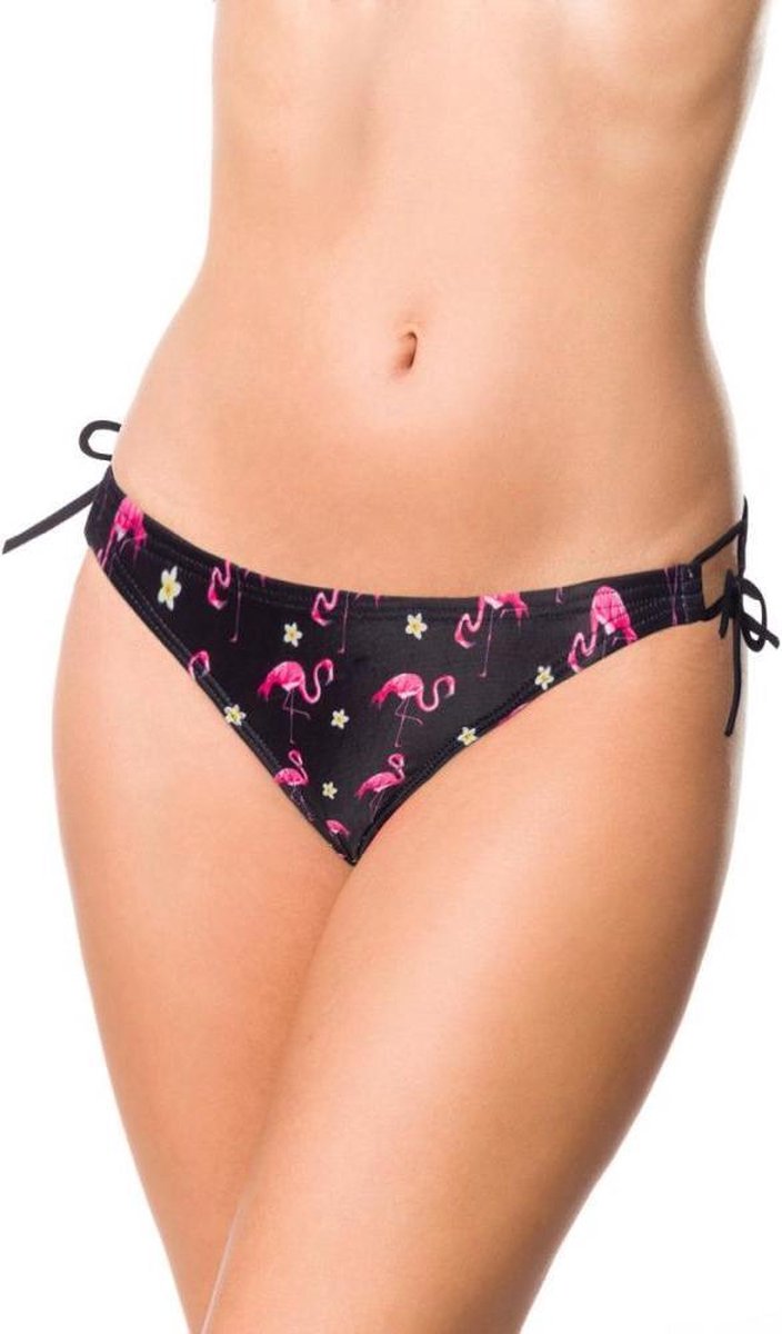 Belsira Bikinibroekje -S- 50195 Zwart/Roze