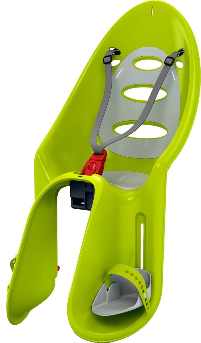 Ok Baby Fietszitje Achter Eggy Groen/grijs