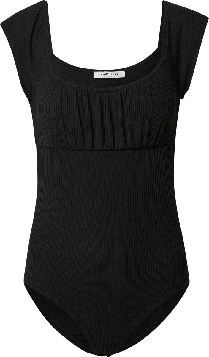 Glamorous shirt body Zwart-8 (Xs)
