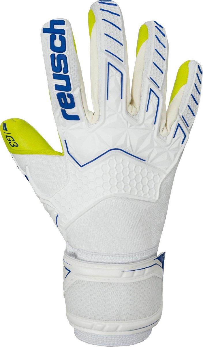Reusch Attrakt Freegel G3 White - Keepershandschoenen - Maat 7.5
