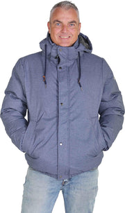 STØRVIK Winterjas Warm Winddicht Heren Blauw - Maat 3XL - MARCO