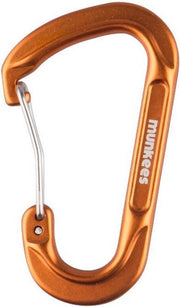 Munkees Karabijnhaak D-shape Draadsluiting 6 X 60 Mm Oranje