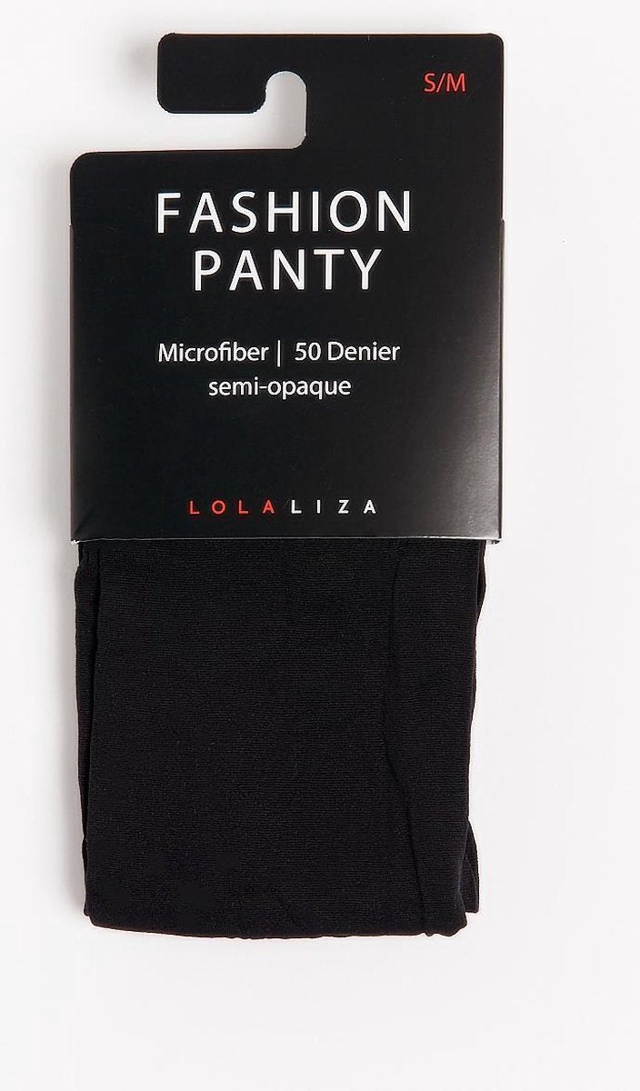 Panty met microfiber 50 deniers - Zwart