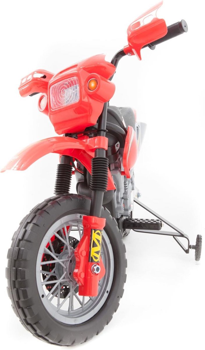 Kijana Elektrische Crossmotor - Accu motor - Zijwieltjes - Rood