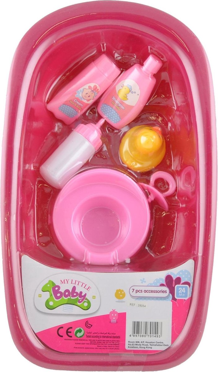 My Little Baby Badje voor Babypop - met 6 Accessoires