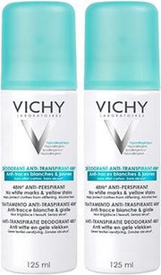 Vichy Deodorant Intense Transpiratie spray 48 uur anti-strepen - 2x125ml