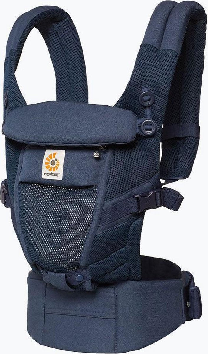Ergobaby Baby Draagzak Adapt Cool Deep Blue - ergonomische draagzak vanaf geboorte