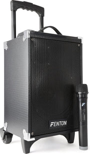 Mobiele geluidsinstallatie op accu - Fenton ST050 speaker met Bluetooth en draadloze microfoon