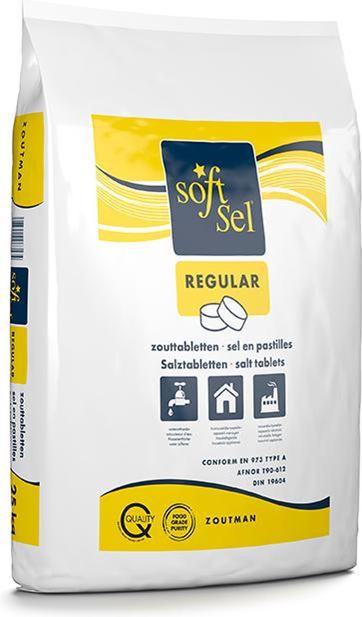 Zouttabletten SOFT-SEL REGULAR (20 x 25 kg)