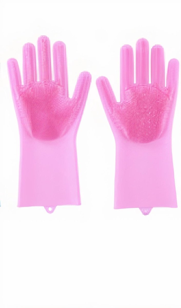 Lifetime Clean Schoonmaakhandschoenen Rubber Roze 2 Stuks