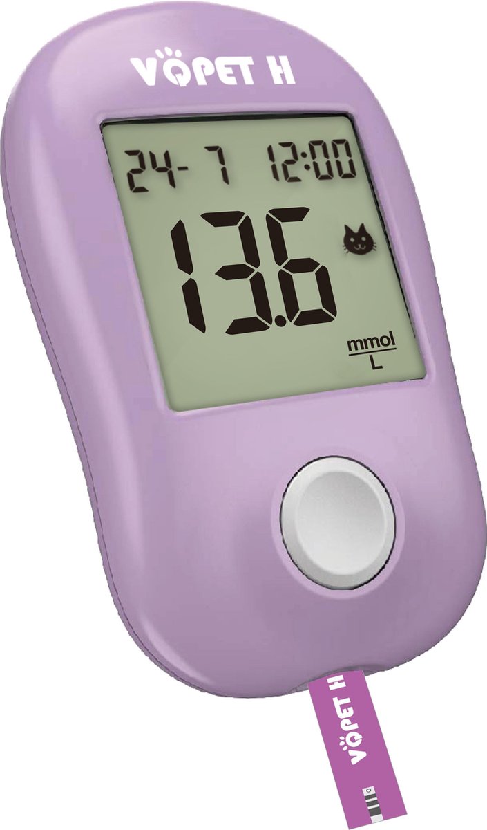 VQPet Bloedglucose meter startpakket voor huisdieren (inclusief strips