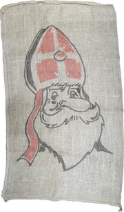 Sinterklaaszak jute 80x50cm met opdruk