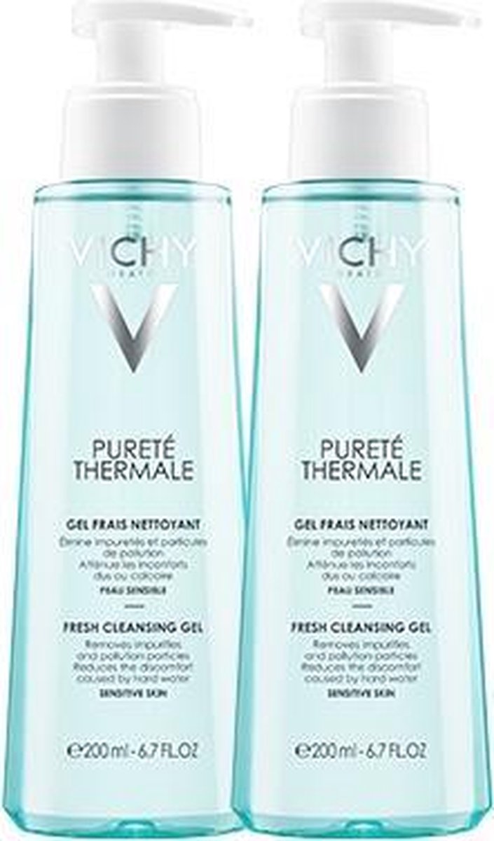 Vichy Pureté Thermale Reinigingsgel - 2 x 200 ml