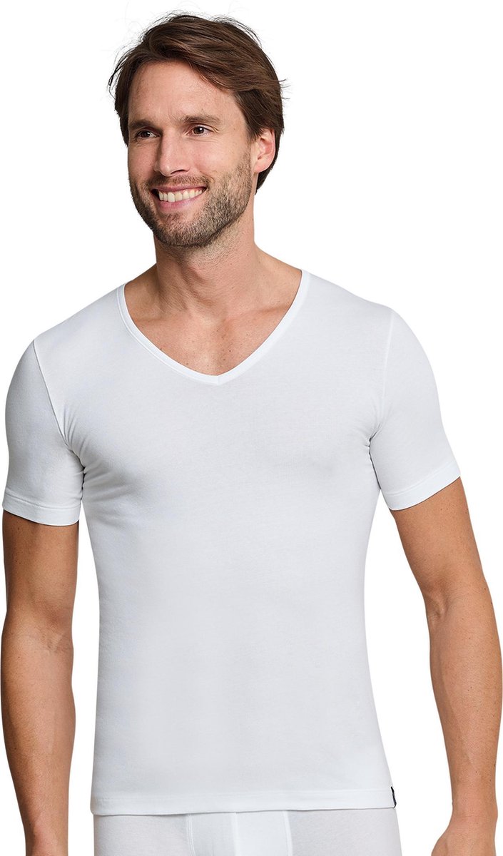 Schiesser 95/5 2P Heren Ondershirt - Wit - Maat XL