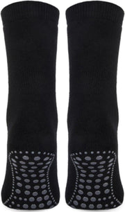 Topsocks huissokken met antislip noppen kleur: zwart maat: 39-42