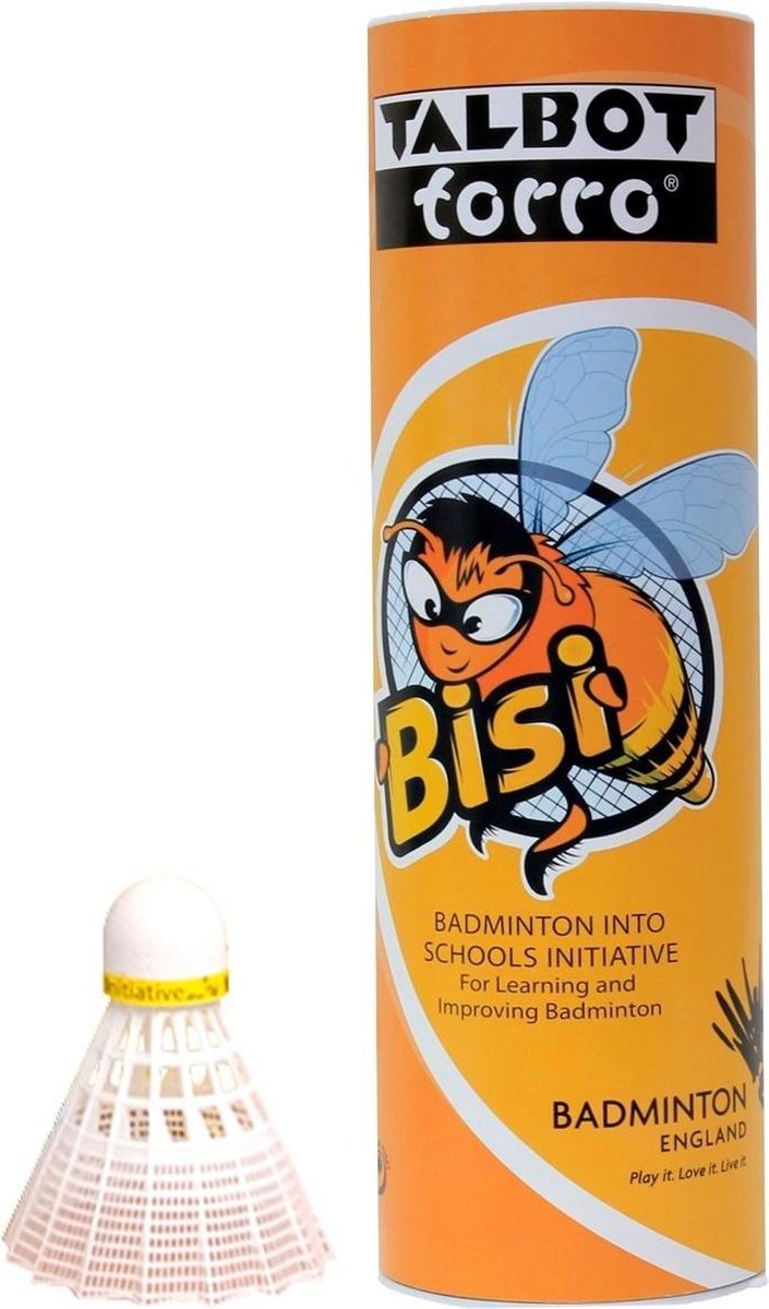 Talbot Torro Badmintonshuttles Bisi 6 Stuks