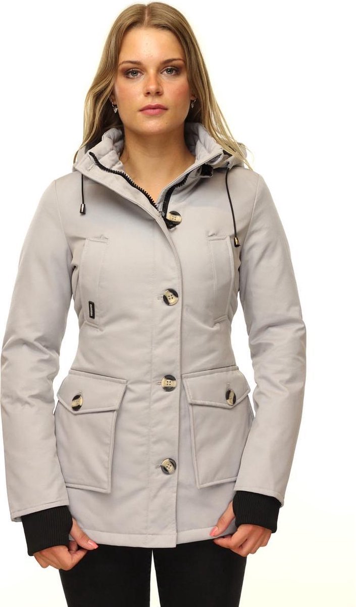 Versano Marry Parka Dames Winterjas XS - Grijs