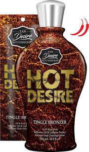 TAN DESIRE. HOT DESIRE - TINGLE BRONZER 250 ML