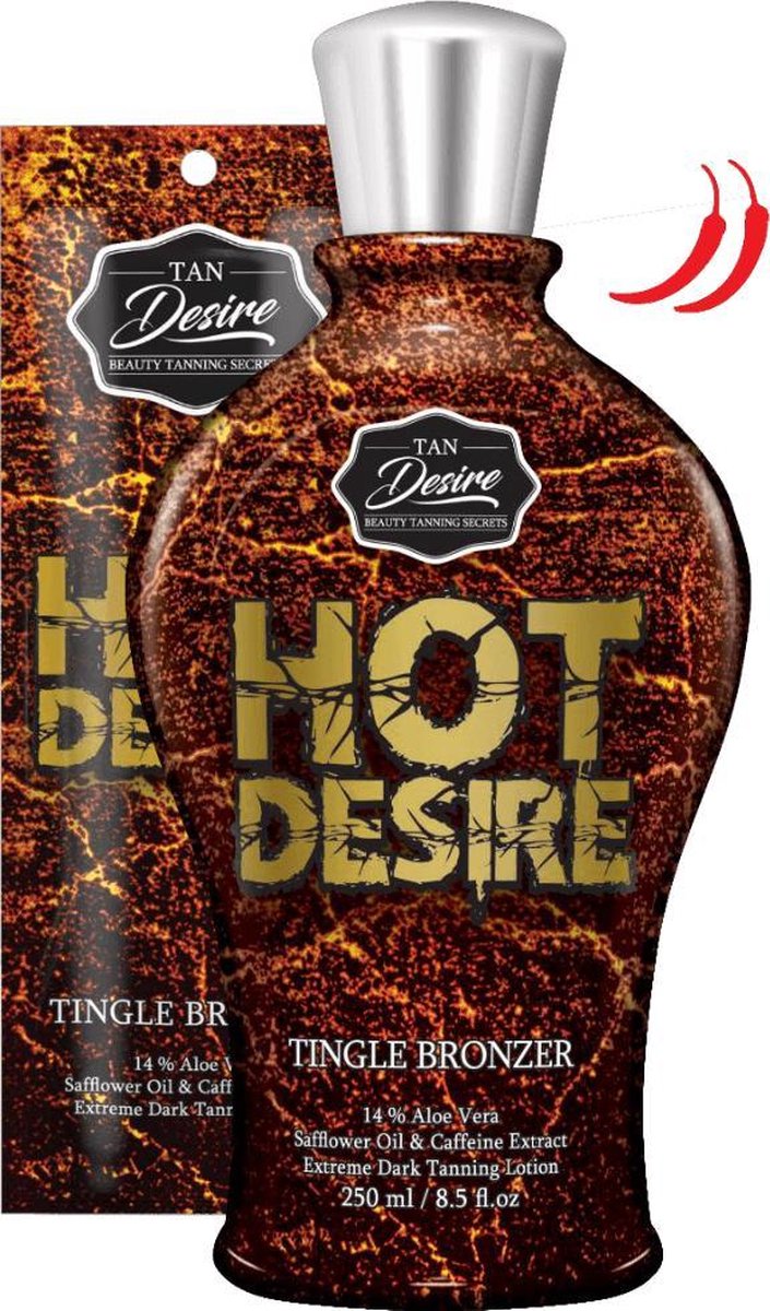 TAN DESIRE. HOT DESIRE - TINGLE BRONZER 250 ML