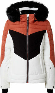 Killtec dames ski jas Atka wit/roest - maat 40